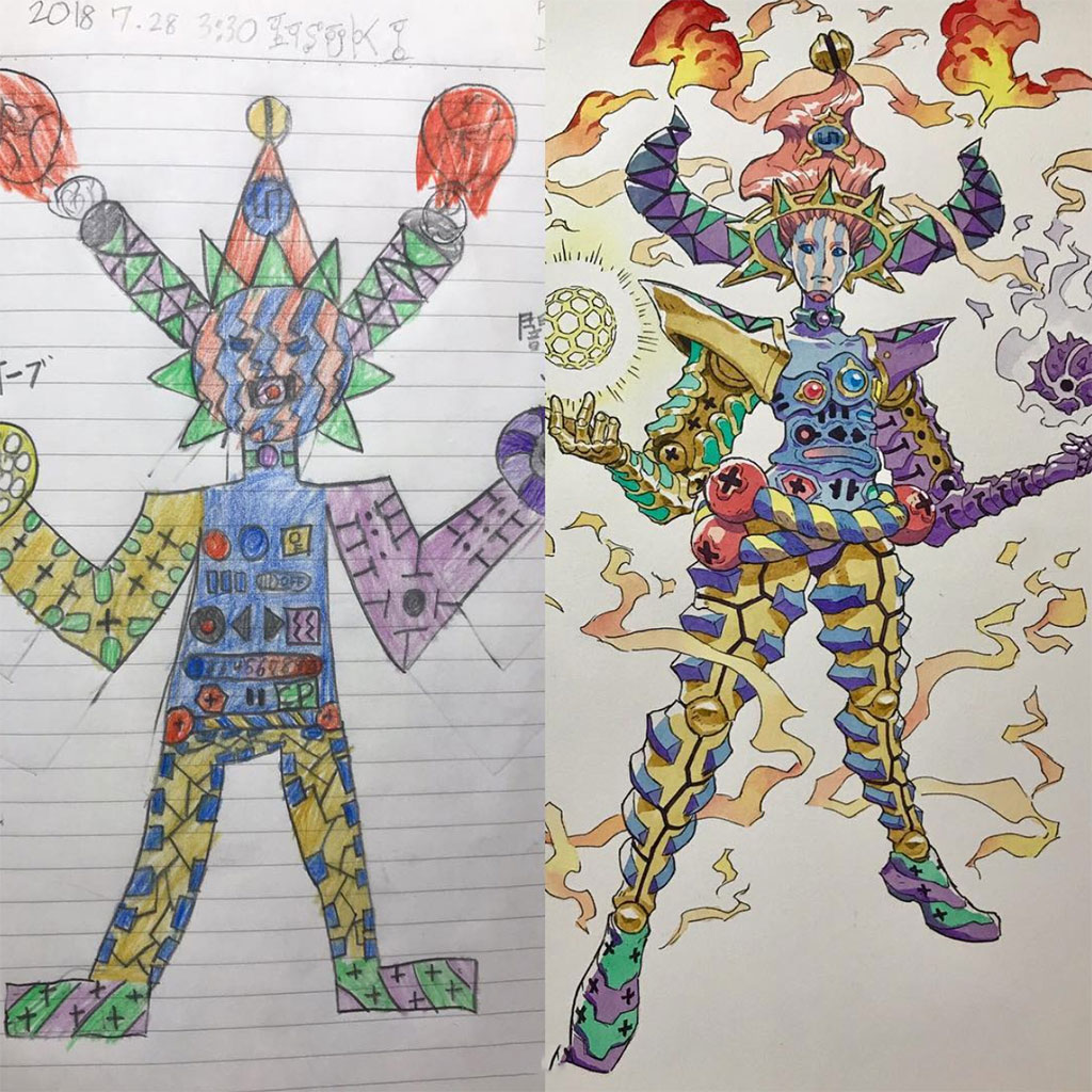 1024x1024 animation creator transforms his sons' drawings into incredible - Anime Drawings