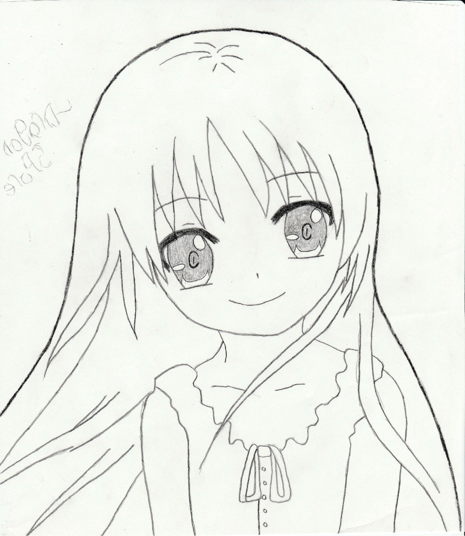 Anime Drawings Easy Girl at Explore collection of