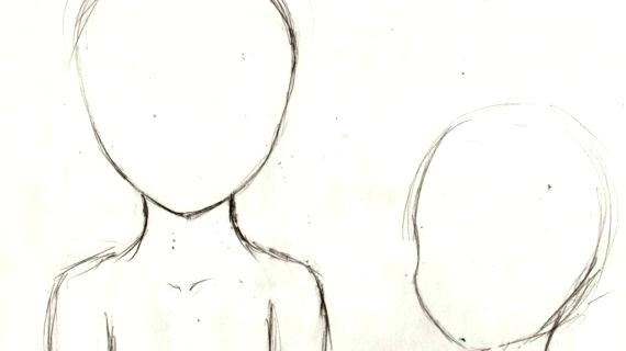 570x320 Easy Drawings Anime Simple Anime Drawings Easy Girl Drawing How - Anime Drawings Easy Girl