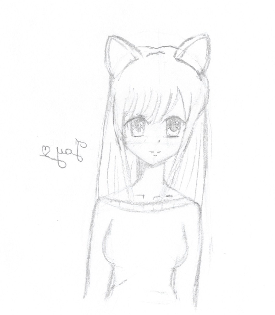 20 Latest Anime Girl Beginner Simple Easy Drawings Of Girls - Laily Azez