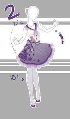 241x407 gitana trajes drawing clothes, drawings, anime outfits - Anime Dress Drawing