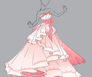 300x250 Images About Fashion Drawings On We Heart It See - Anime Dress Drawing