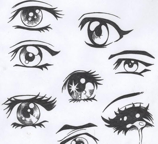 512x466 How To Draw Anime Eyes Apk - Anime Eyes Drawing