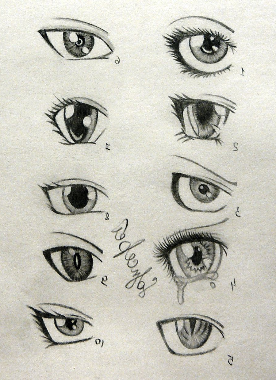 Anime Eyes Drawing at PaintingValley.com | Explore collection of Anime ...