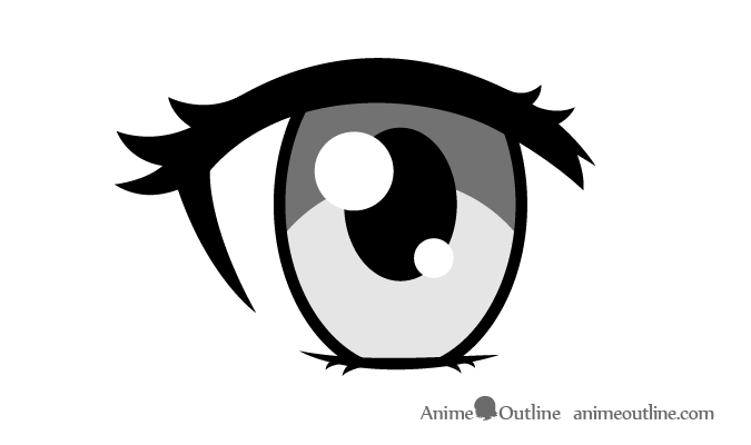 675x400 How To Draw Female Anime Eyes Tutorial - Anime Eyes Drawing