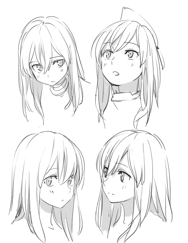 632x818 Art Tips Drawings, Manga Hair, How - Anime Face Drawing