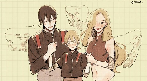 500x277 Family Discovered - Anime Family Drawing