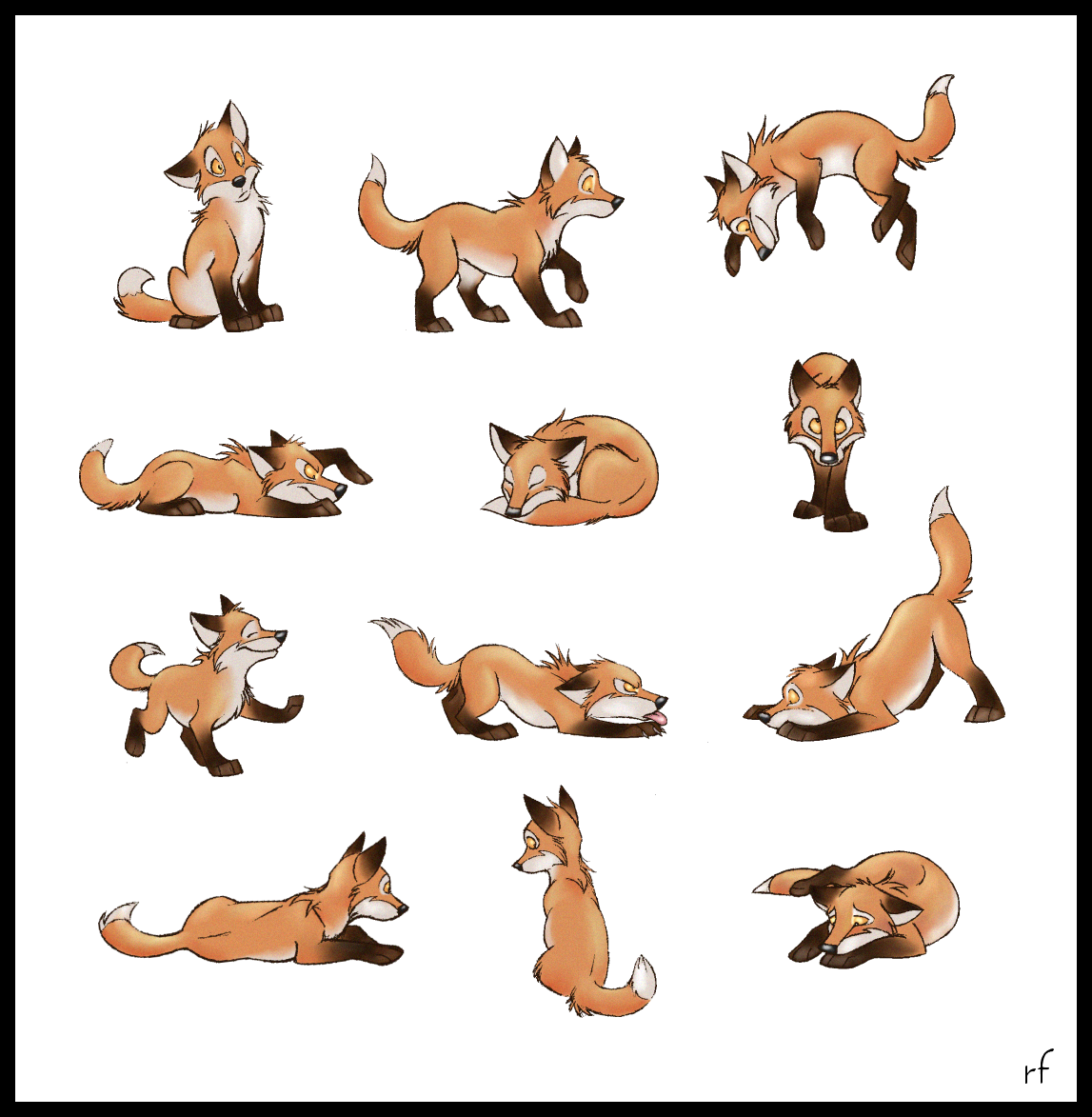 1147x1173 Urban Fox Drawing - Anime Fox Drawing