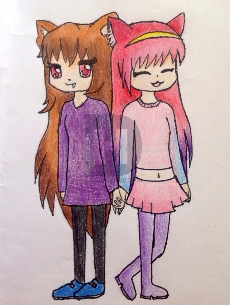 753x1000 Anime Friends Drawing - Anime Friends Drawing