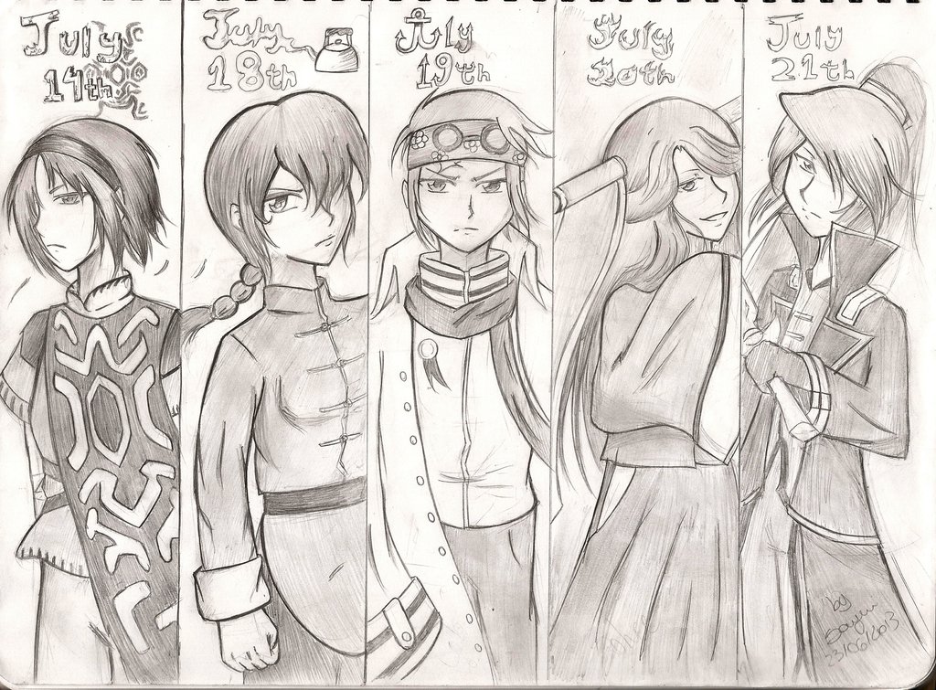 27+ Anime Friend Group Drawing Original Resolution: 1024x755 anime friends ...