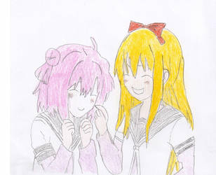 308x250 Anime Friends Drawing - Anime Friends Drawing