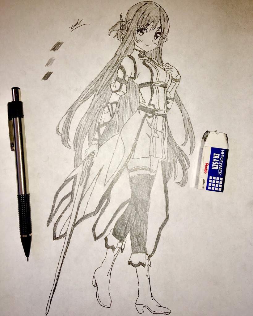 819x1024 full body drawing of asuna howd i do - Anime Full Body Drawing