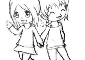 Anime Boy And Girl Easy Drawing Cuties Anime