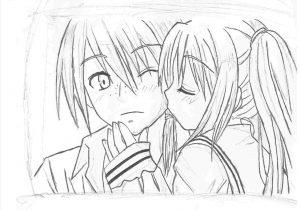 Drawing Skill Love Anime Girl And Boy Drawing