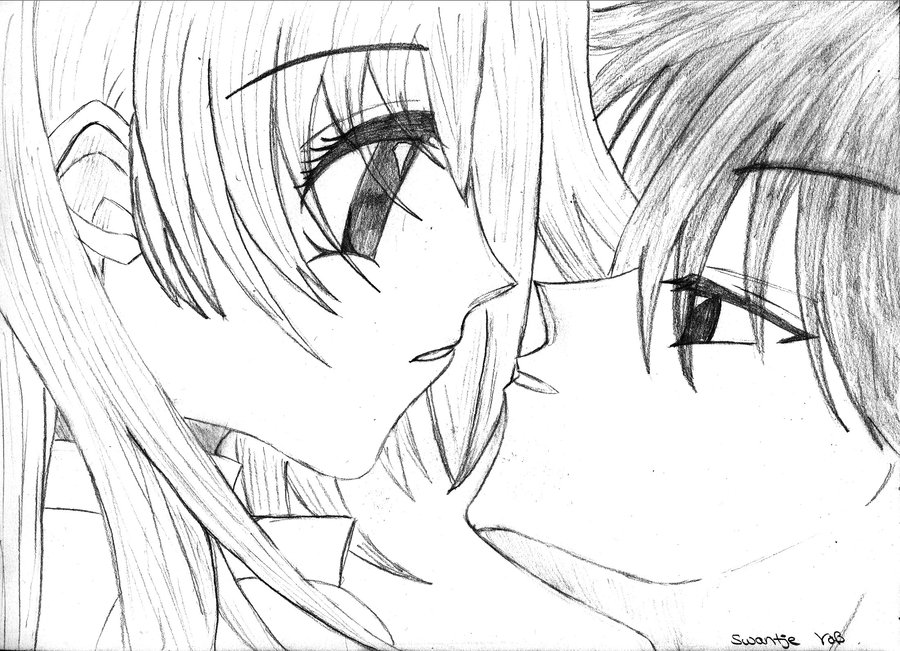 Easy Drawing Anime Drawings Boy And Girl