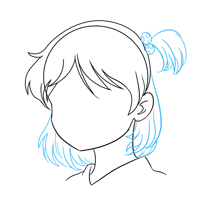 680x678 How To Draw An Anime Girl Face - Anime Girl Drawing