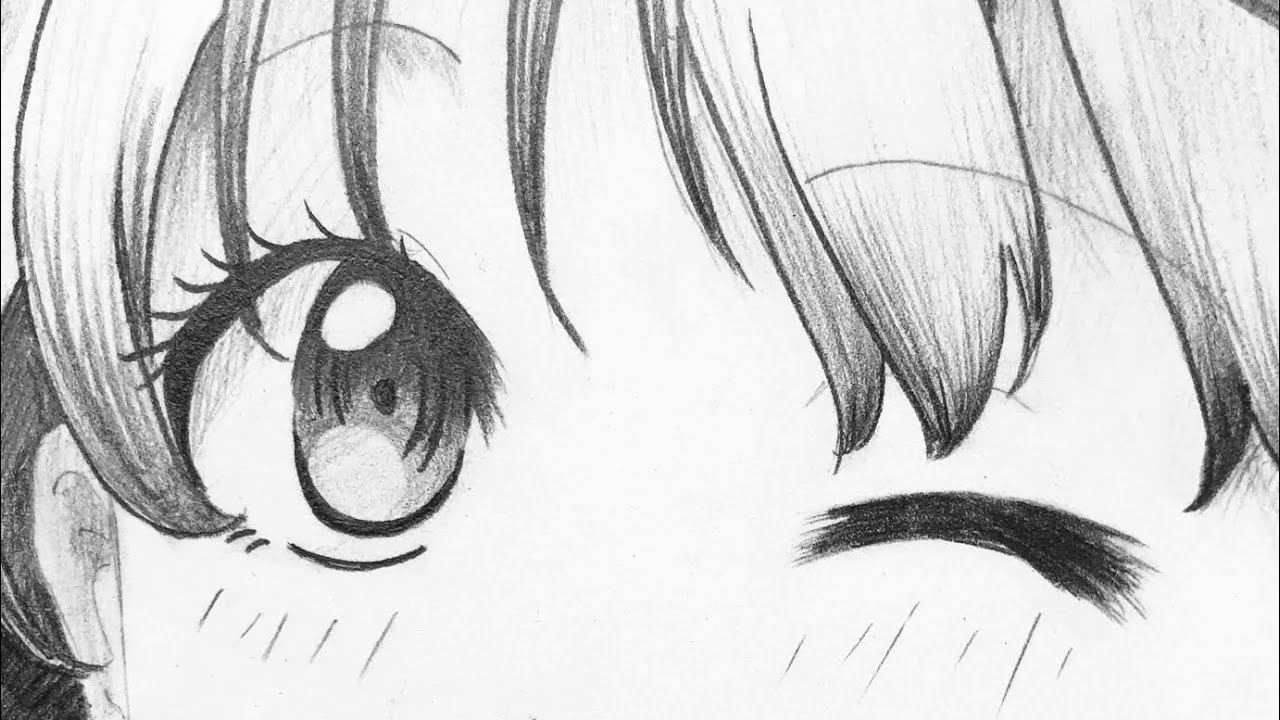 Anime Girl Drawing Easy at PaintingValley.com | Explore ...