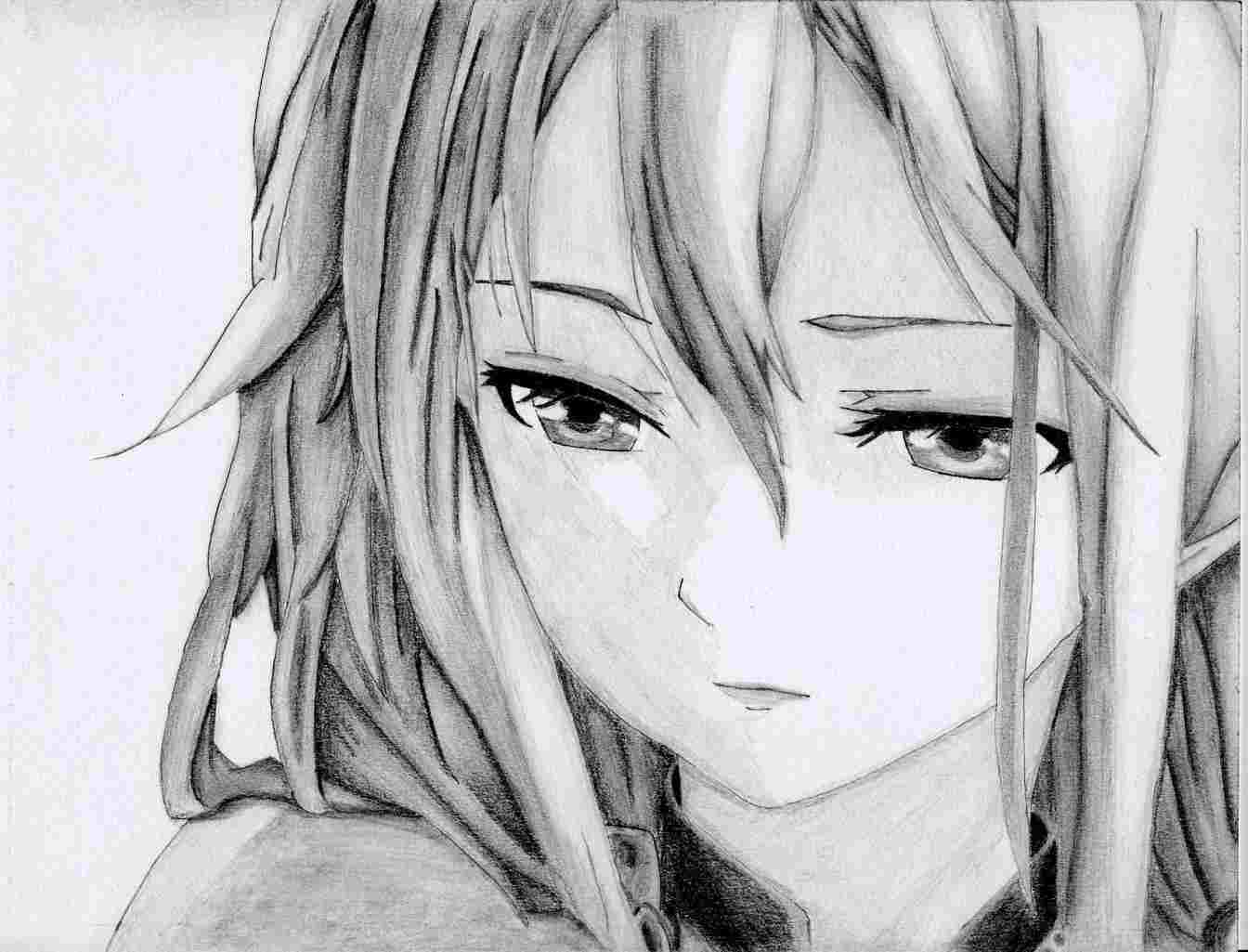 1344x1025 anime girl drawing easy of a anime girl crying face google - Anime Girl Drawing Ideas