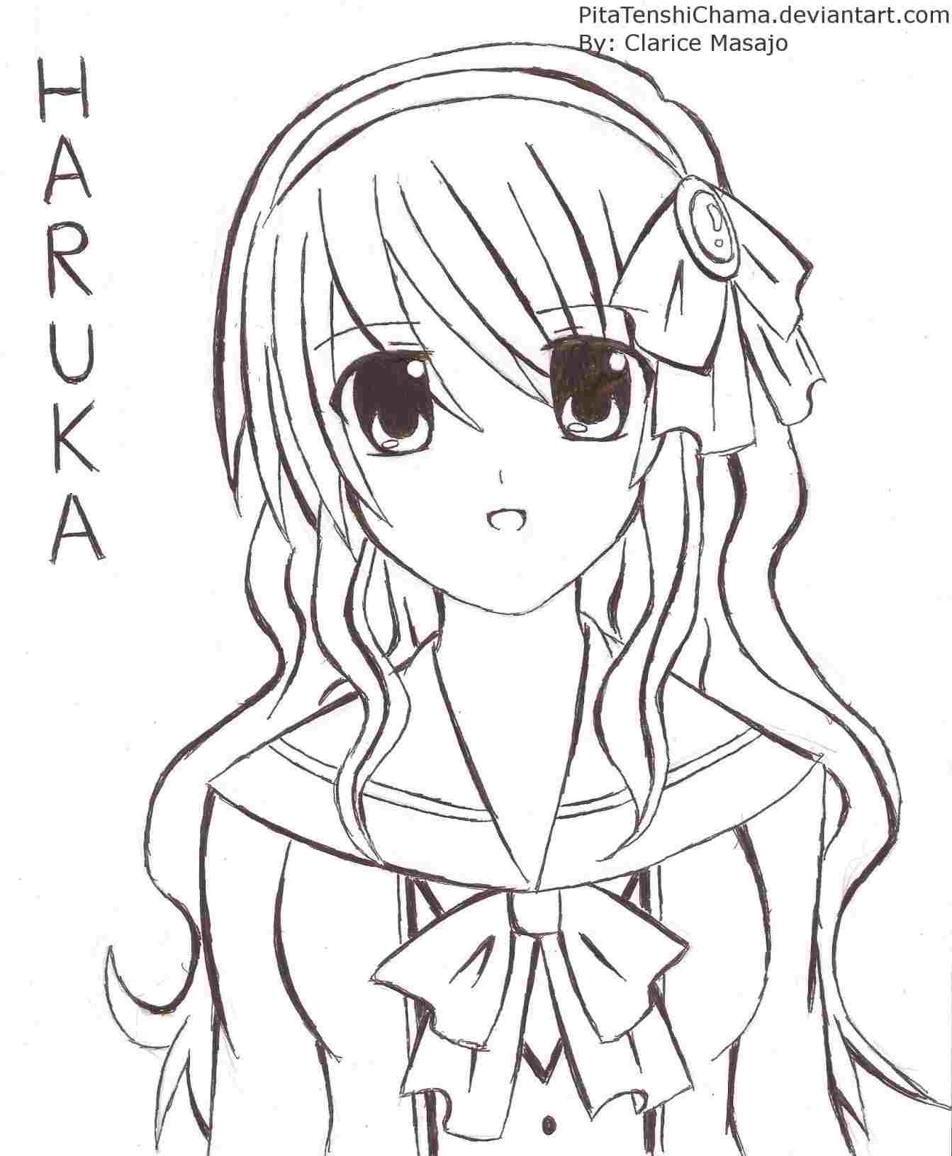 1343x1632 Anime Drawing Ideas - Anime Girl Drawing Ideas