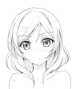 235x289 Character Design Face In Anime Drawings - Anime Girl Easy Drawing