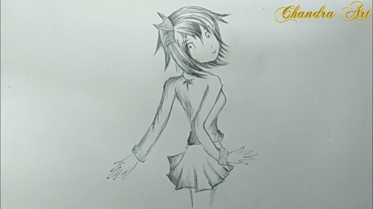 1280x720 Cool Easy Drawing - Anime Girl Easy Drawing