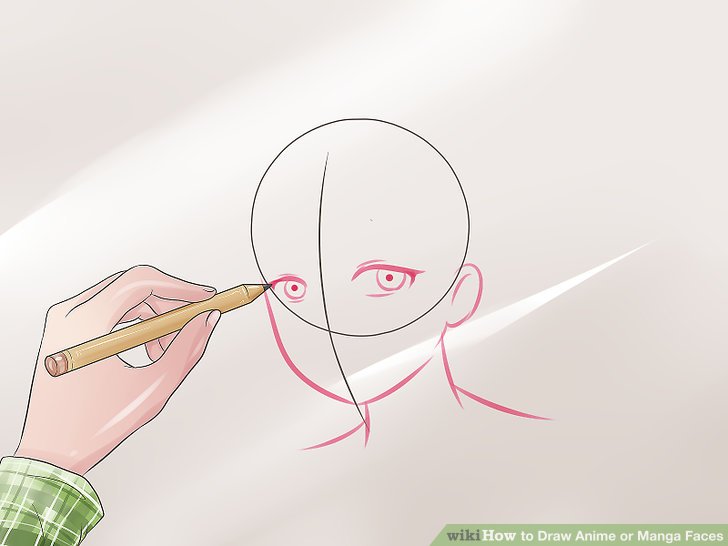 Anime Girl Face Drawing