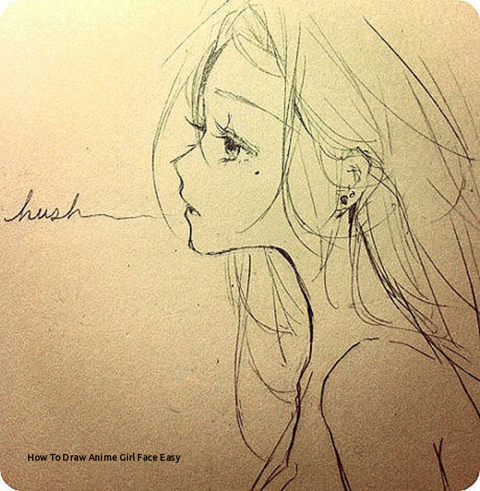 700x715 How To Draw Anime Girl Face Easy Best Girls Images - Anime Girl Face Drawing