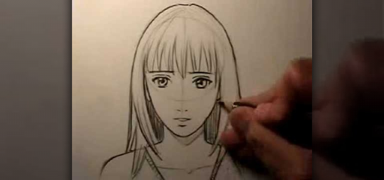1280x600 How To Draw A Realistic, Female Manga Face Drawing - Anime Girl Face Drawing