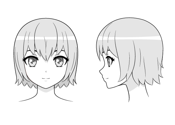 560x400 How To Draw An Anime Girl's Head And Face - Anime Girl Face Drawing