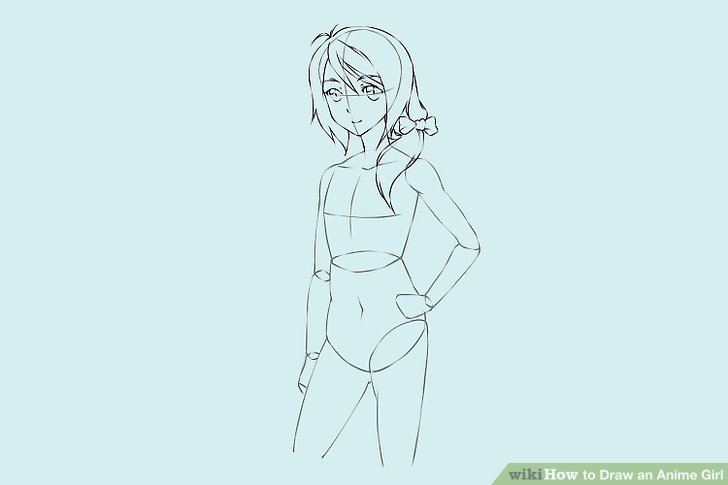 728x485 Ways To Draw An Anime Girl - Anime Girl Full Body Drawing