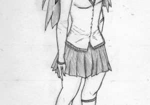 40+ Best Collections Pencil Sketch Full Body Anime Cute Girl Drawing