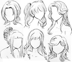 Anime Girl Hair Drawing At Paintingvalley Com Explore