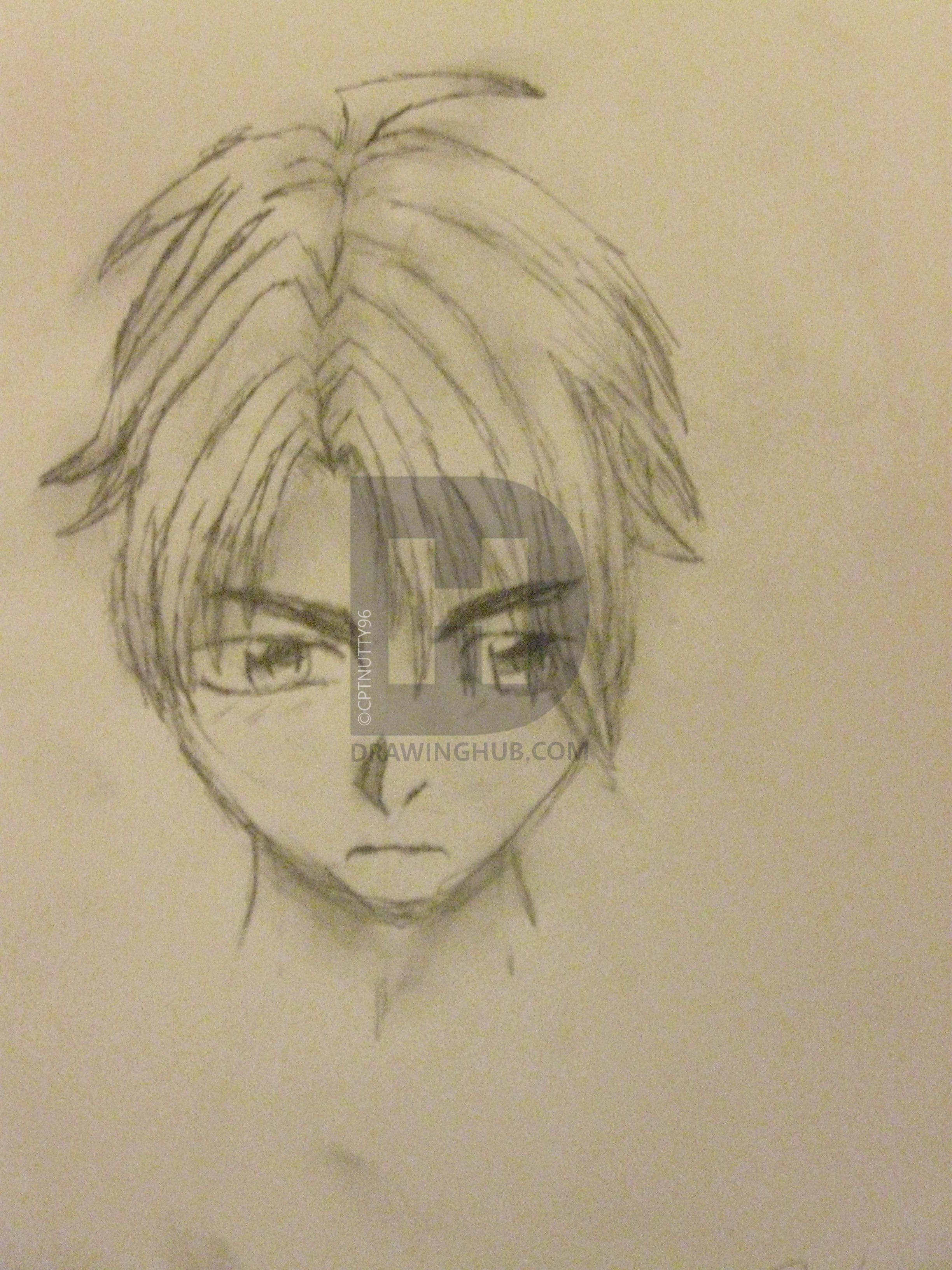 2448x3264 Anime Guy Drawing - Anime Guy Drawing