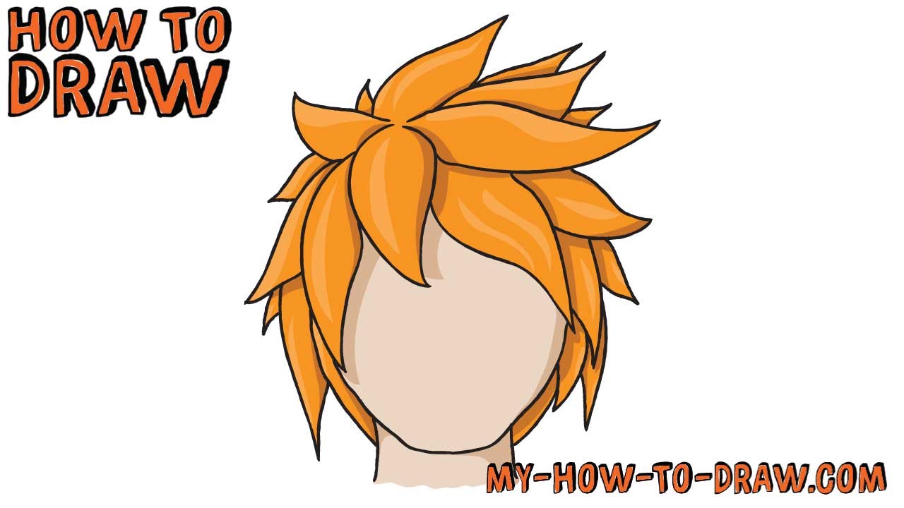 1280x720 How To Draw Anime Hair - Anime Hair Drawing