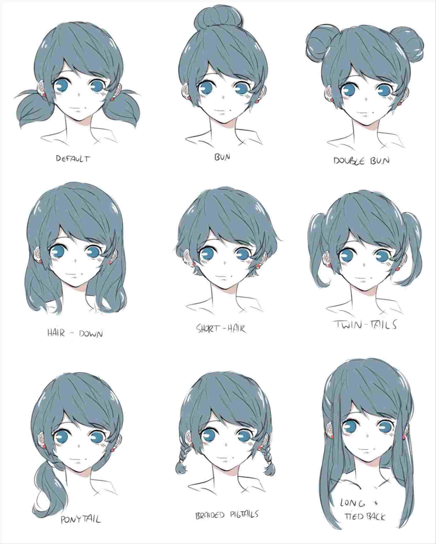 How To Draw Anime Hair Simple - Try drawing simple chunks of the ...