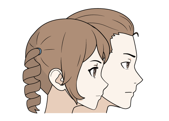 560x400 How To Draw Anime Manga Male Female Hair - Anime Hairstyles Drawing