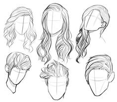 Anime Hairstyles Drawing At Paintingvalley Com Explore
