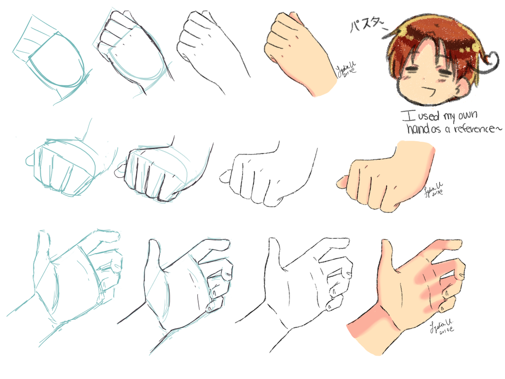 1024x768 How To Draw Anime Hands Solution For How To For Dummies - Anime Ha...