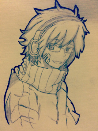 320x427 Found This On Google, Decided To Draw It, I Dont Know If Its A Boy - Anime Jacket Drawing