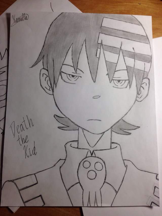 640x853 My First Death The Kid Drawing Anime Amino - Anime Kid Drawing