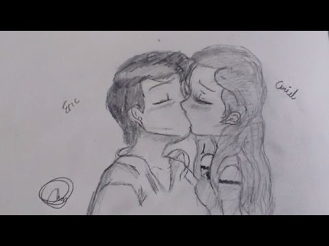480x360 How To Draw Anime People Kissing! - Anime Kissing Drawing