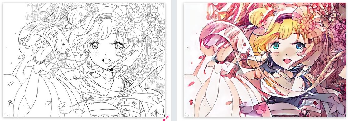 1116x390 Let This Color Your Line Art Boing Boing - Anime Line Drawing