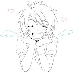 236x238 best anime line art images printable coloring pages, line art - Anime Line Drawing