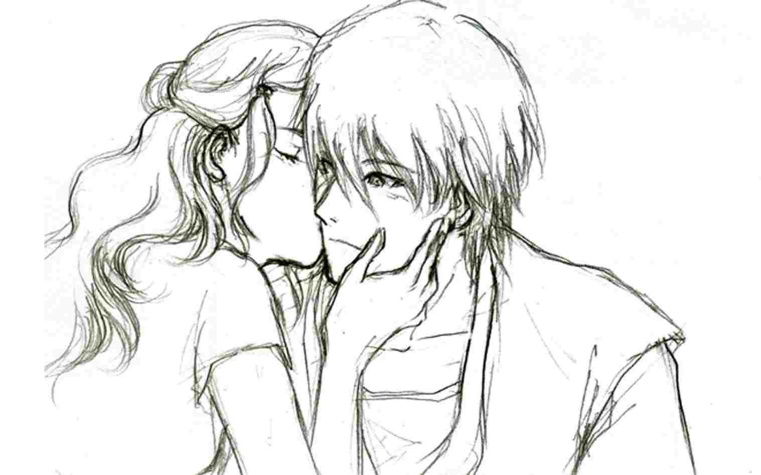 Anime Love Drawings At Explore Collection Of Anime Love Drawings