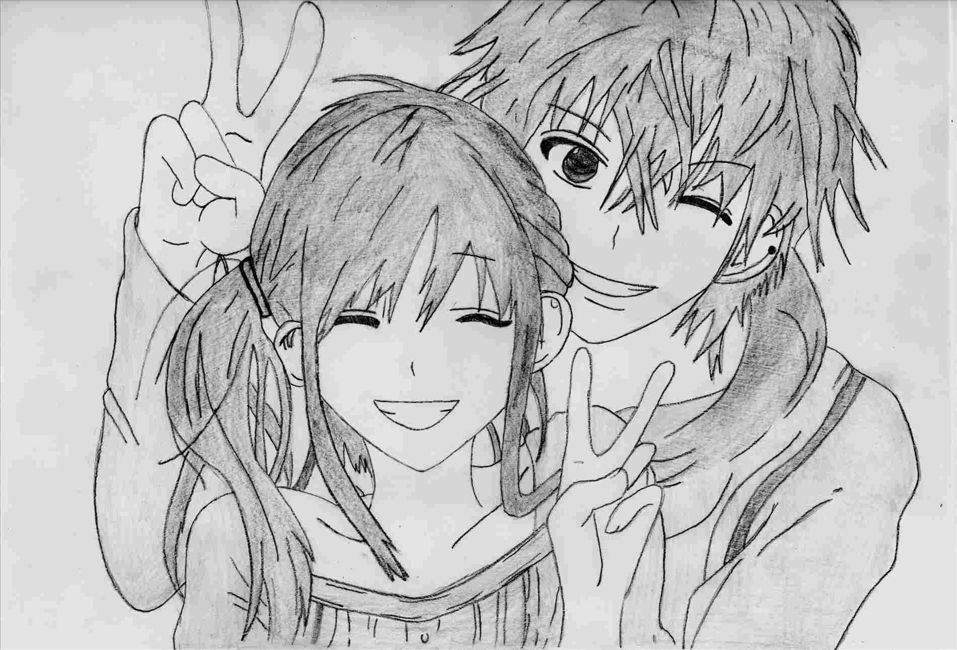 1900x1290 Cute Anime Love Drawings - Anime Love Drawings