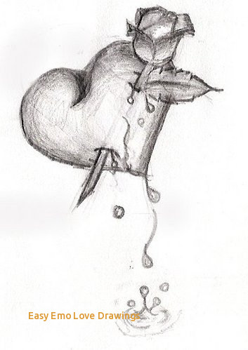 353x499 Easy Emo Love Drawings Wordeahibur Cute Anime Emo Love - Anime Love Drawings