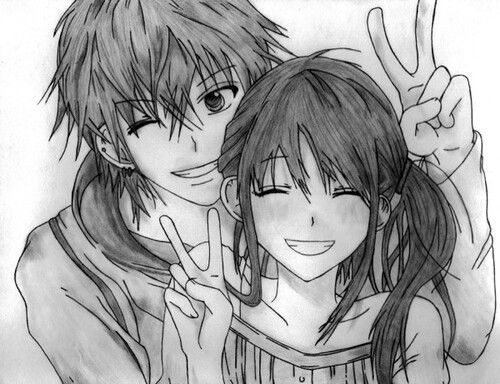 500x384 should you ever feel lonely, look - Anime Love Drawings