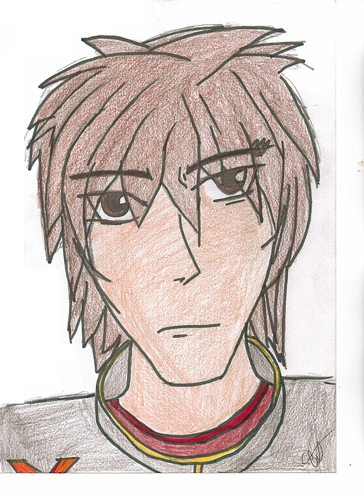 512x700 anime teen male drawing - Anime Male Drawing