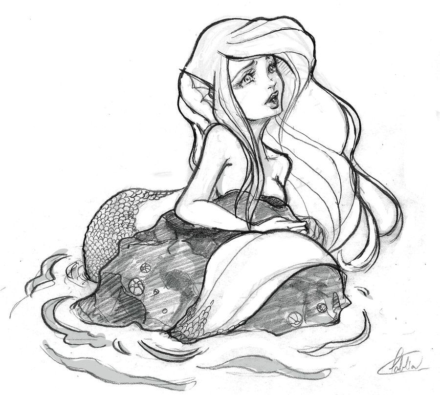 900x809 Easy Anime Mermaid Drawings Coloring Sheets In Mermaid - Anime Merm...