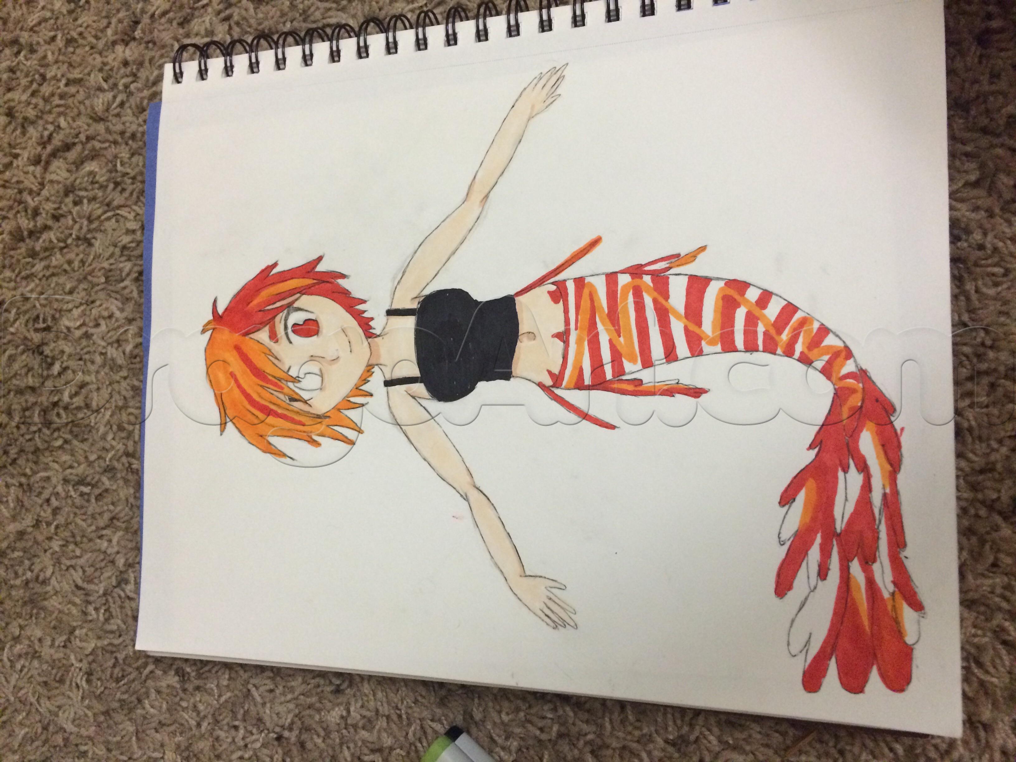 3264x2448 How To Draw An Anime Mermaid, Step - Anime Mermaid Drawing